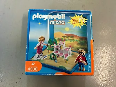 PLAYMOBIL MICRO 4330 FAIRYTALE CASTLE MAGNETIC SET - Free P+P • £12.99