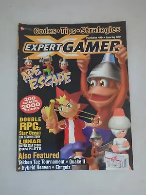 Expert Gamer Magazine July 1999 Issue #61 Ape Escape Star Ocean Quake II • $6.99