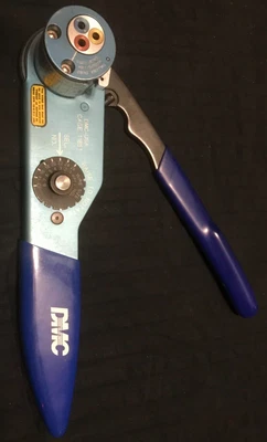 $149.99 • Buy DMC Daniels AF8 M22520/1-01 Aviation Crimp Tool Crimper W/ TH163 Positioner USED