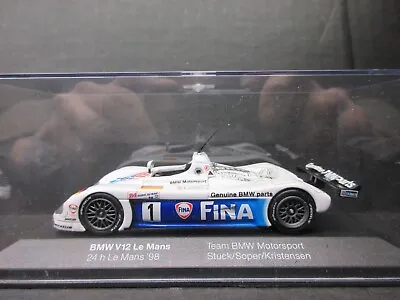 MINICHAMPS 1/43 BMW V12 LeMANS '98 TEAM BMW  #1 Diecast Model Car • $24.95