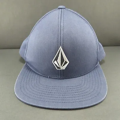 Volcom Logo Snapback Hat Blue • $14.25