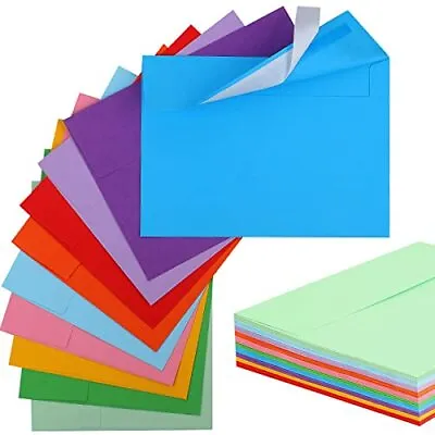50 Pack Colored Envelopes 5x7 Envelopes Card Envelopes A7 Envelopes Envelopes... • $11.48