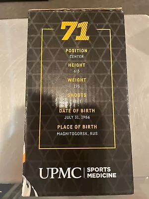 Nhl Evgeni Malkin Pittsburgh Penguins Bobble Head Doll   #71 Center Nib • $29.99