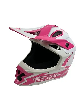 Polaris 4.0 Helmet DOT ECE Ventilated Snowmobile (Medium) Pink/White 286156203 • $118.97