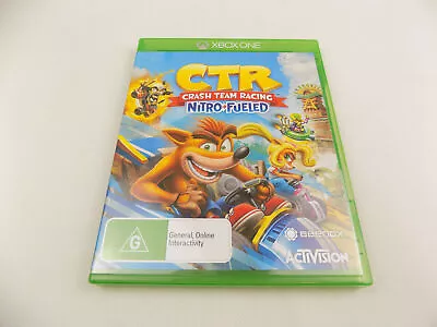 Mint Disc Xbox One CTR Crash Team Racing Nitro Fueled Free Postage • $44.90