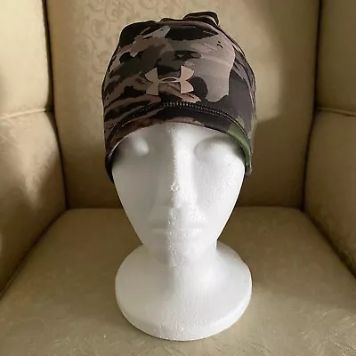 New Without Tag Under Armour Storm Camo Beanie Hat • $25