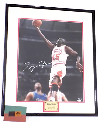 Michael Jordan #'D Signed 25x21  Photo “LAY UP” UDA Upper Deck Hologram COA • $3950