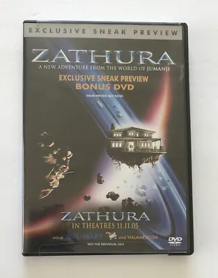 $9.99 • Buy Zathura Exclusive Sneak Preview DVD (2005) 