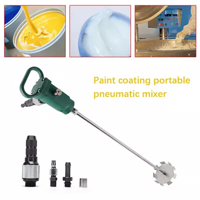 $63 • Buy Pneumatic Paint Mixer Blender Handheld Air Agitator Shaker Ink Mixing Machine 