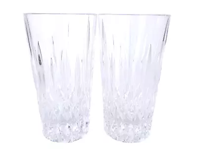 Pair Of Mikasa Old Dublin Cut Crystal Highball Glasses Tumblers Barware Germany • $29.99