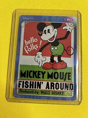 2023 Kakawow Disney 100 Mickey Hot Box Mickey Mouse Fishin Poster HDM-HB-49 (1) • £1.99