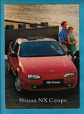 Nissan Nx Coupe 6 Page Foldout Type Brochure March 1993 • $27.95