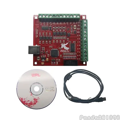 CNC USB MACH3 100Khz Breakout Board 4 Axis Interface Driver Motion Controller US • $22
