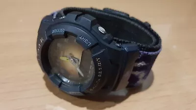 Vintage G-Shock G100BT Chinese Zodiac 12Beast Kanji Army Camo Cloth Band Limited • $206.25