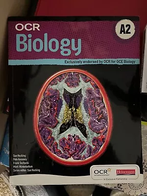 OCR Biology A2 Text Book With CD  A  Level • £15