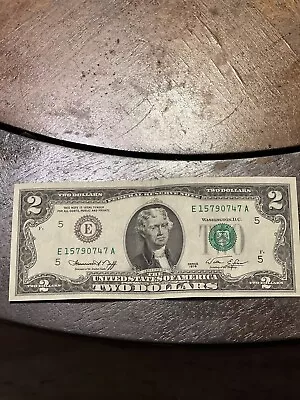 1976 2 Dollar Bill Low Serial # VERY RARE • $850