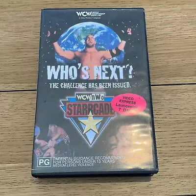 WCW STARRCADE  1998 WRESTLING VHS VIDEO WWE WWF - Ex Rental   VERY RARE • $8.95