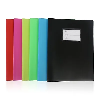 A4 Soft Flexible Pocket Display Folder Book Presentation File Portfolio Document • £7.95