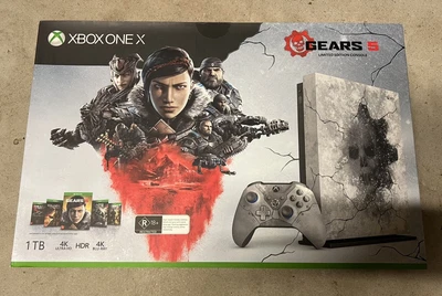 $899 • Buy NEW Xbox One X Gears Of War 5 Rare Limited Edition Bundle 1TB Microsoft Console