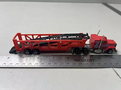 Road Champs Vintage Semi Tractor Trailer/Car Carrier  • $15.99