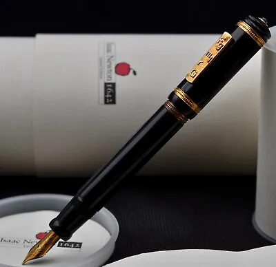 DELTA Isaac Newton 1K Limited Edition 1642 Vermeil Sapphire Fountain Pen NT80321 • $1100