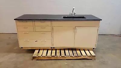 Fisher Hamilton 7' Sink Bundle Lab Casework Bench Metal (SKU: 5556AA) • $1540