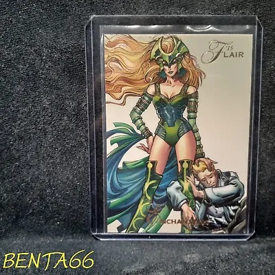 2015 Marvel Fleer Retro 🔥 Flair Enchantress Insert Chase Card # 3 • $11.99