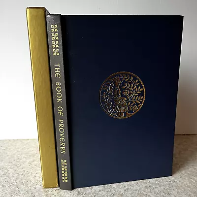 The Book Of Proverbs 1963 Heritage Press Club Slipcase + Sandglass Insert • $19.95