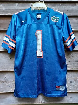 Florida Gators #1 Nike Blue Youth Football Jersey Youth Large  • $9.99