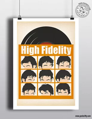 HIGH FIDELITY - Minimalist Movie Poster Print Posteritty Minimal Cusack Music • £4.50