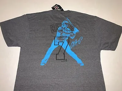 Jose Reyes Miami Marlins #7 Batting Stance - MLB Jersey T-Shirt New! 2XL XXL 2X • $14.41