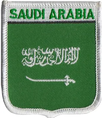 £4.99 • Buy Saudi Arabia Shield Embroidered Patch