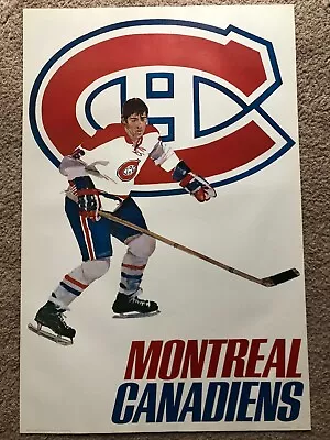 Vintage Montreal Canadiens NHL Poster From 1971 • $15