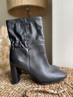 Clarks Grace Cara Black Leather Boots UK 6.5 New • £33