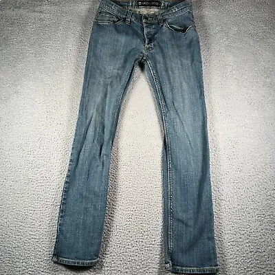 Matix Jeans Mens 28x29 Constrictor Skrilla Stretch Blue Denim Button Fly • $8.22