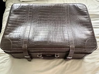 T. Anthony Alligator Embossed Calf  Suit Case • $240