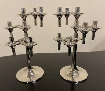 Ceasar Stoffi & Fritz Nagel Orion BMF Modular Stackable Candle Holders MCM Set 2 • $1600