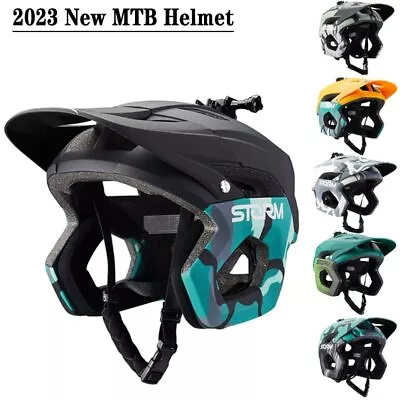 RACEWORK Downhill Off-road Bicycle Helmet Cycling Half Face MTB Road Bike Helmet • $53.99