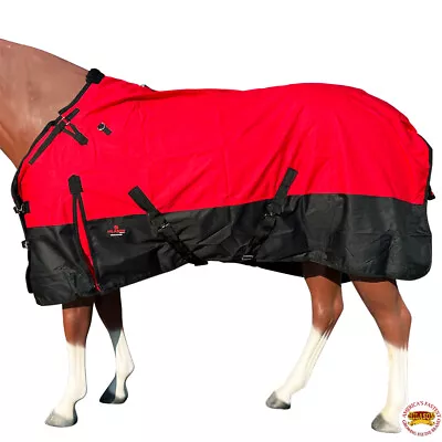 57HI Hilason 600D Winter Waterproof Poly Miniature Horse Blanket Red • $67.99