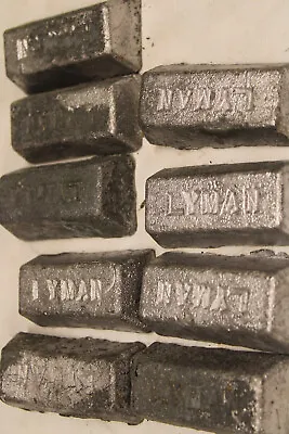 10 Lbs  Lead Ingots Casting Mix Of Branded And Unbranded • $30