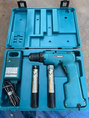 Makita 6011D Cordless Drill Driver DC1290A Charger 12V 2x 1210 Battery & Case • $40