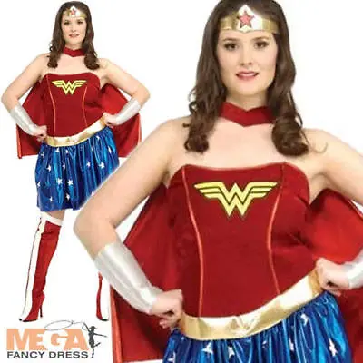 £41.99 • Buy Wonder Woman Fancy Dress Ladies Superhero Costume Plus Size  XL 16 18 20 New