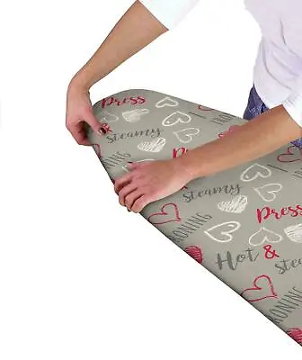 Ironing Board Cover Elasticated Easy Fit Double Layer Heat Reflective Backing  • £10.77