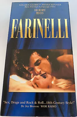 $4.95 • Buy FARINELLI-VHS-Golden Globe Award Film-Best Foreign Language Film,1994-Masterwork