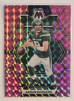 Aaron Rodgers 2023 Panini Prizm Donruss Mosaic Pink Card Lot Of 9 New York Jets • $6.49