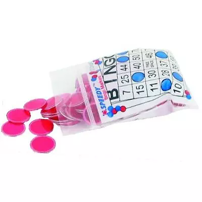 100 Red Magnetic Bingo Chips • $5.99