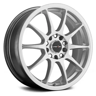 Vision 425 BANE Wheels 16x7 (42 4x108 73.1) Silver Rims Set Of 4 • $624