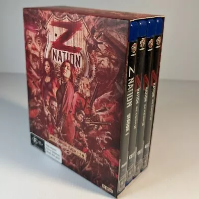 Z Nation : Season 1-4 (Box Set Blu-ray 2018) Sci-Fi Action Region B • $69.90