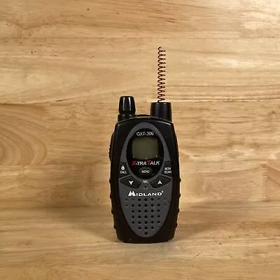Midland X-TRA Talk GXT-300 Black Wireless 22-Channels 2-Way Radio Walkie Talkie • $11.99