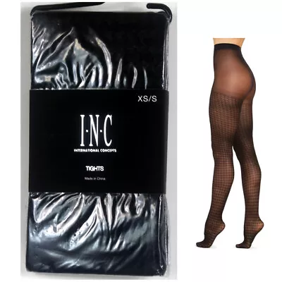 INC International Concepts Houndstooth Tights Size XS S New • £8.06